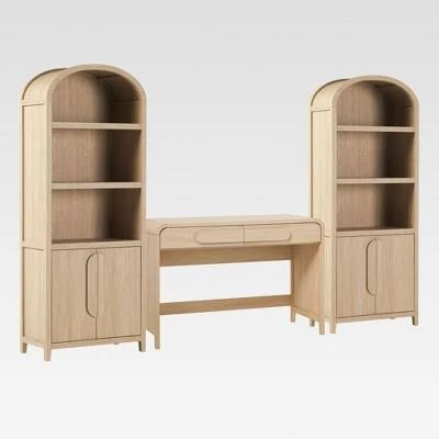 Saracina Home 3pc Modern Writing Desk