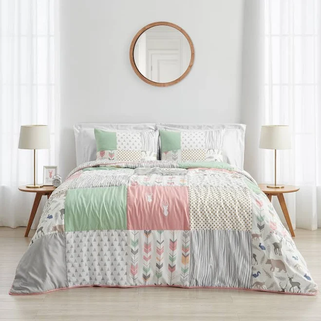 Sweet Jojo Designs Coral and Mint Woo...