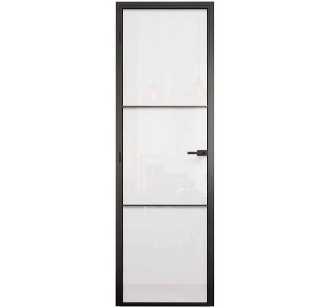 ARK DESIGN 80 in. 3-Lite Frosted Glas...