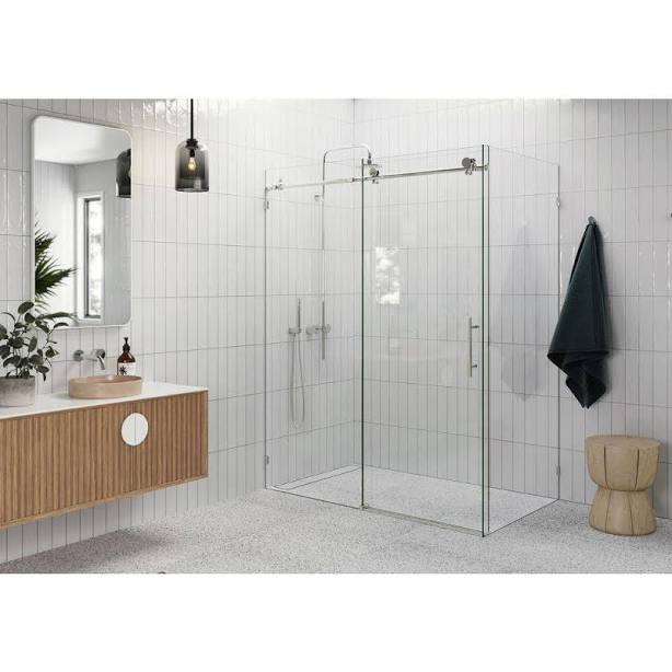 Glass Warehouse 78 in Frameless Slidi...