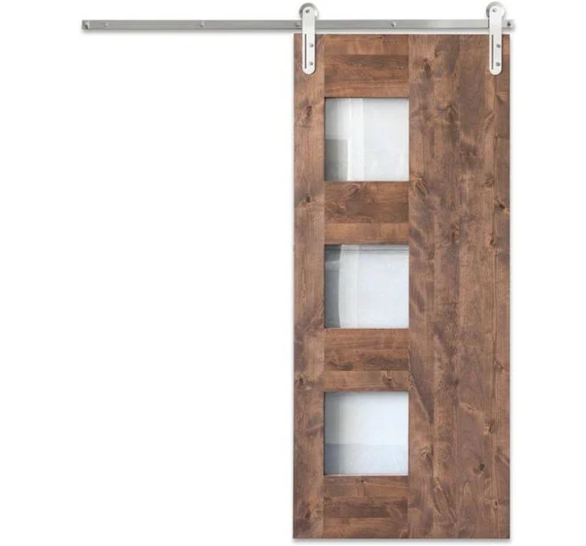 Midcentury 3 Panel Barn Door