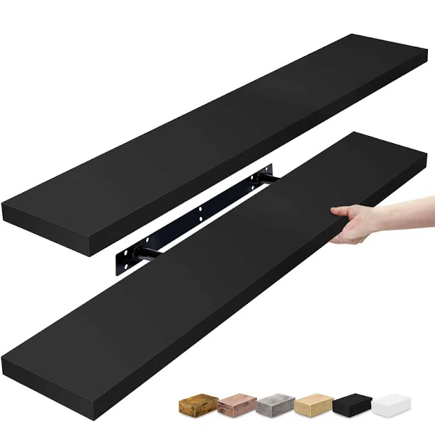 Sorbus Long Floating Shelves Set of 2