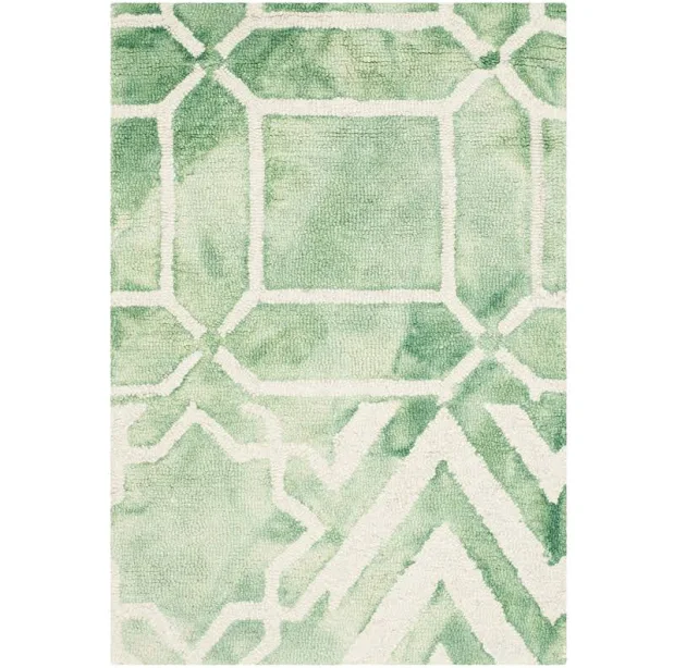 Bungalow Rose Hallette Hand Tufted Ge...
