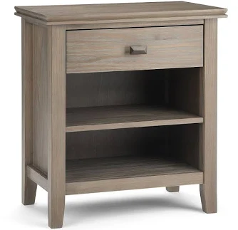 Simpli Home Artisan Solid Wood Bedsid...