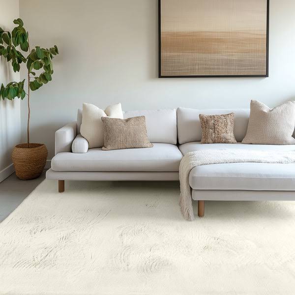 Tumble Machine Washable Faux Fur Rug ...