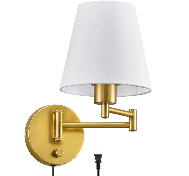 VONLUCE Swing Arm Wall Lamp - Adjusta...