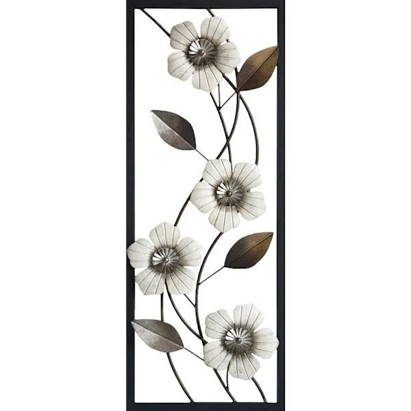 White Floral Framed Wall Art sold by ...
