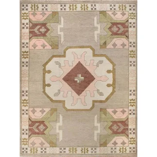 Zara Earth Tones Turkish Knot Modern ...