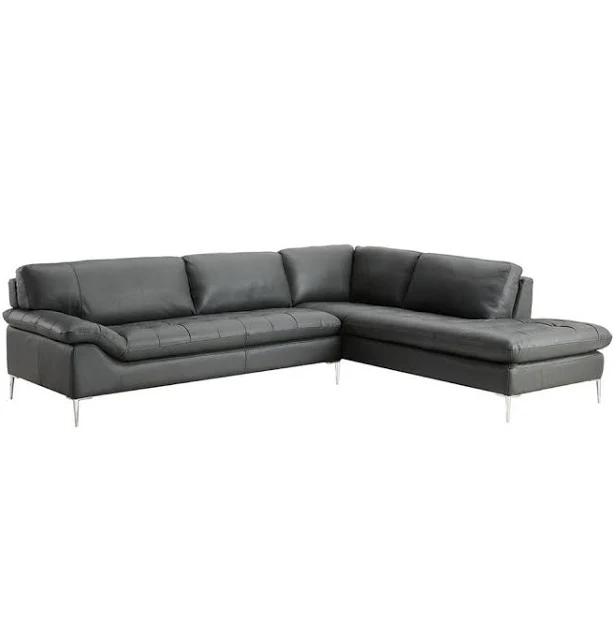 Bellini Leather Right Sectional