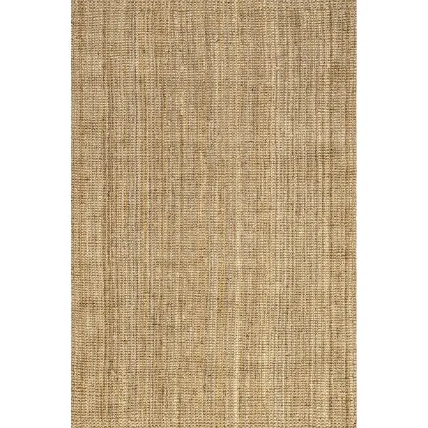 Nuloom Ashli Solid Farmhouse Jute Are...