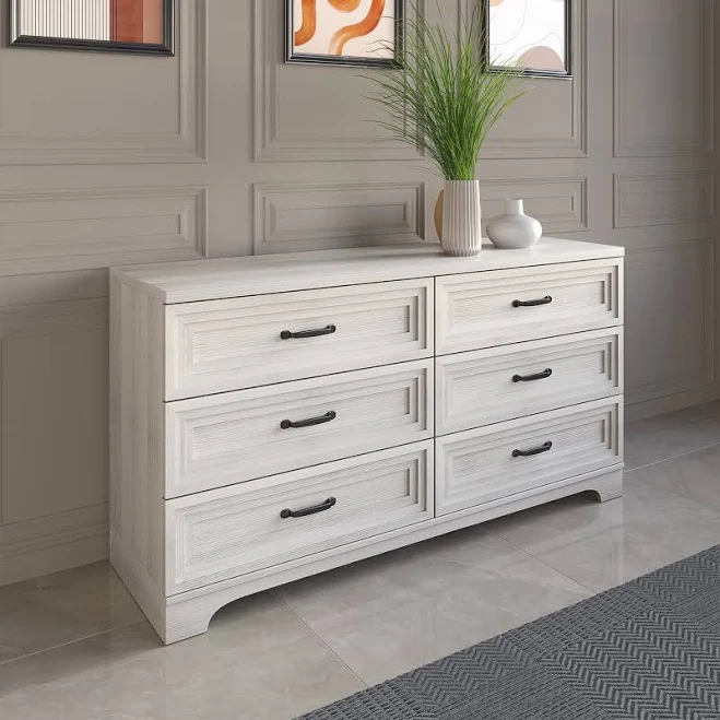 Castle Place Traditional 6 Drawer Woo...