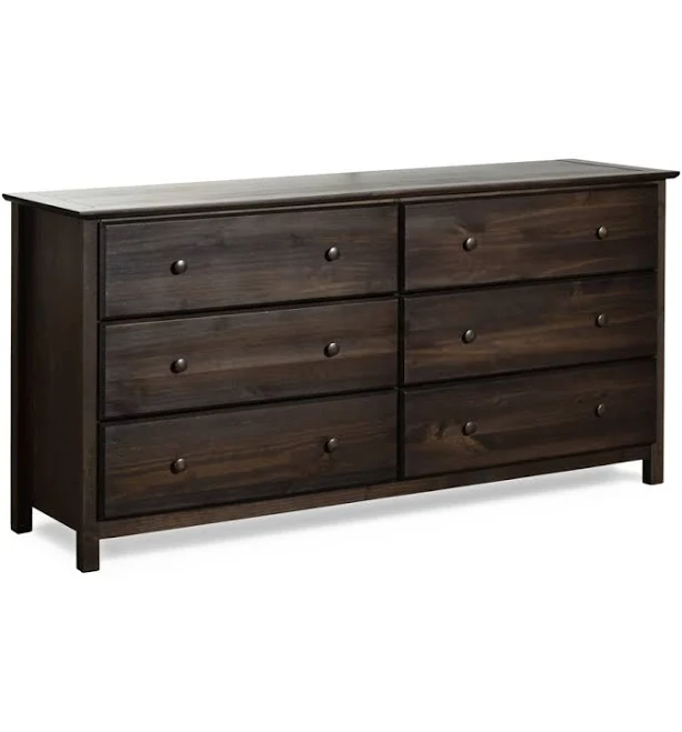 Grain Wood Furniture Shaker 6-Drawer ...