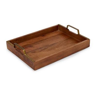 Kirkland's Home Mango Wood Handle Tray