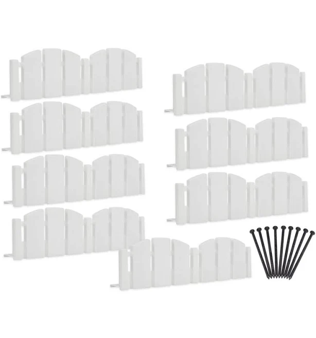 EasyFlex 10 ft. White Plastic Landsca...