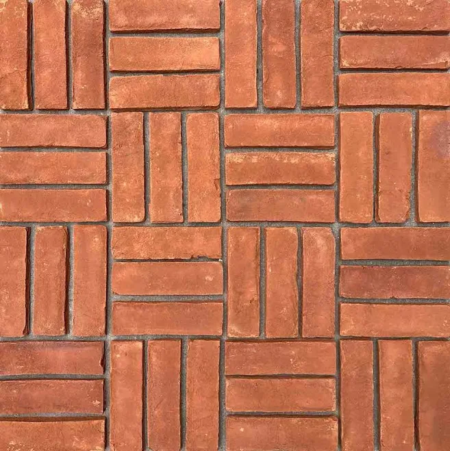 Red Flooring Brick. 3/4′′ Thick Brick...