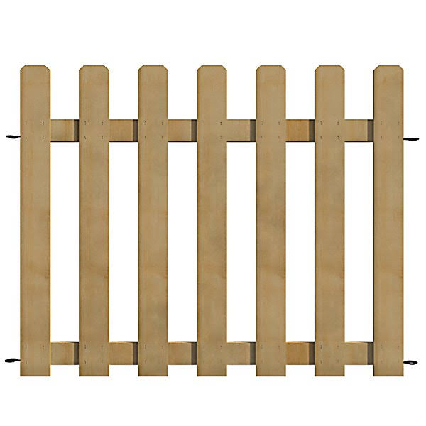 YARDLINK Cedar Dog Ear Fence Panel