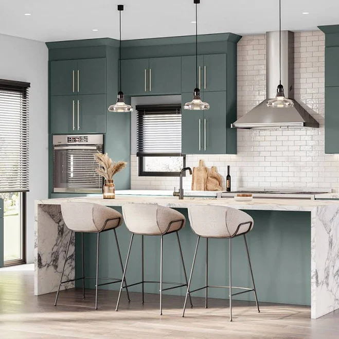 Hargrove Flat Panel Verdant Green Ass...