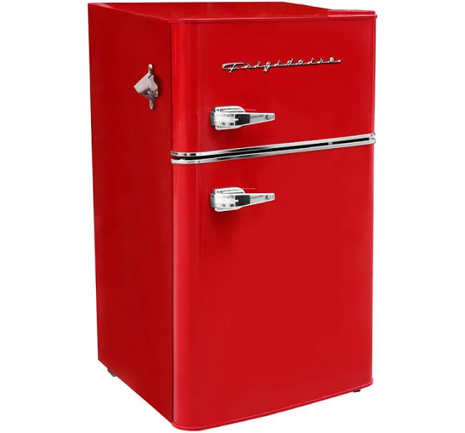 Retro 3.2 Cu ft Two Door Compact Refr...