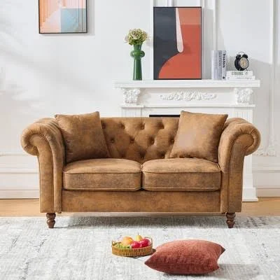 Traditional 2-Seater Chesterfield Sof...
