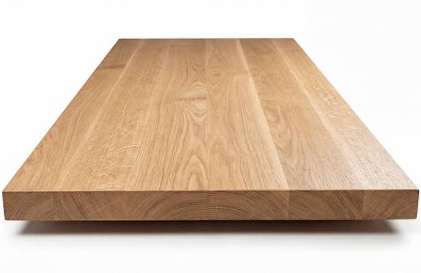White Oak Countertop Custom Face Grai...