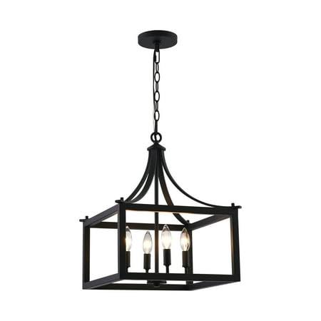 Smarton Lighting Farmhouse Matte Blac...