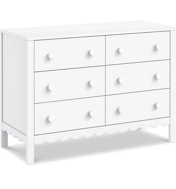 DaVinci Sammy Scallop 6-Drawer Dresser