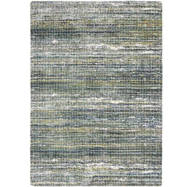 Homeroots Green And Blue Geometric Di...