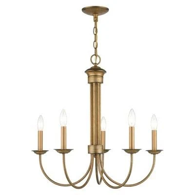 Livex Lighting Estate 5 Light Chandelier