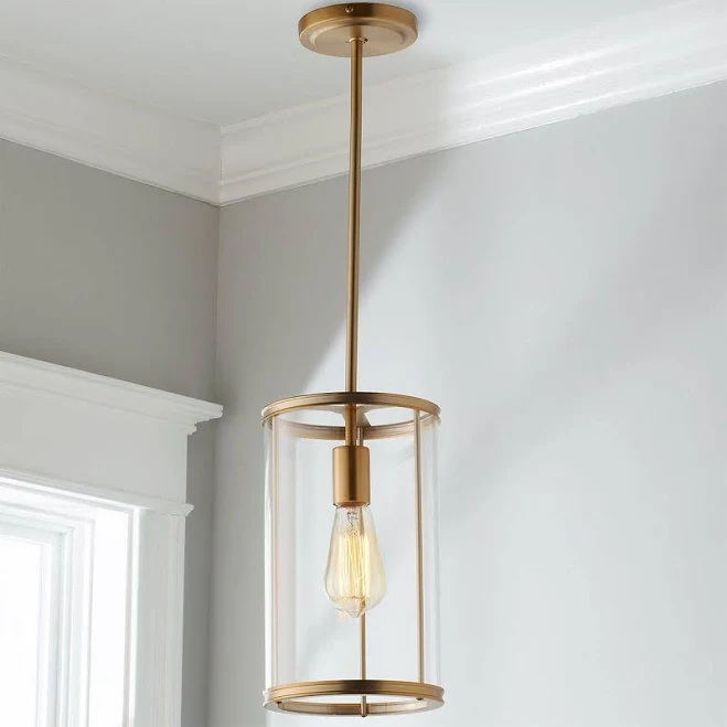 Simple Glass Cylinder Pendant