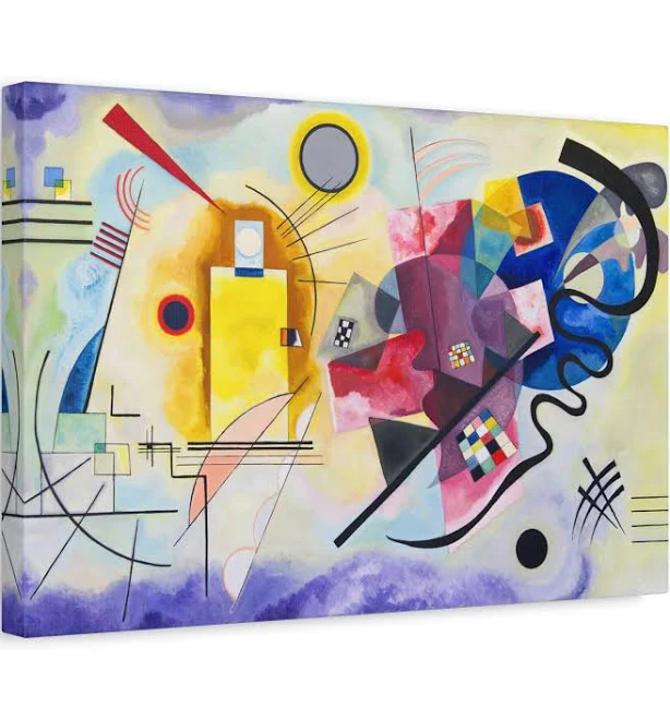 Wassily Kandinsky Yellow-Red-Blue Abs...