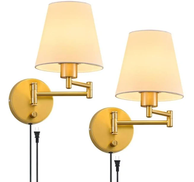 CO-Z Plug-in Swing Arm Wall Mount Sco...
