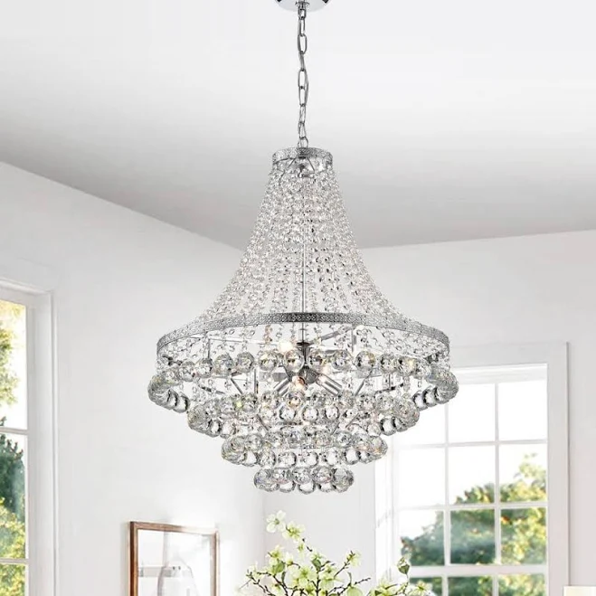Edvivi Clarus 7-Light Chrome Glam Emp...