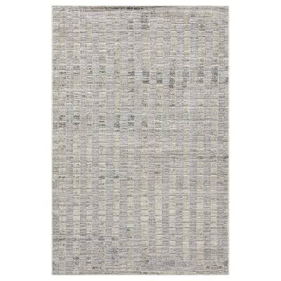 Luxe Weavers Modern Textured Striped ...