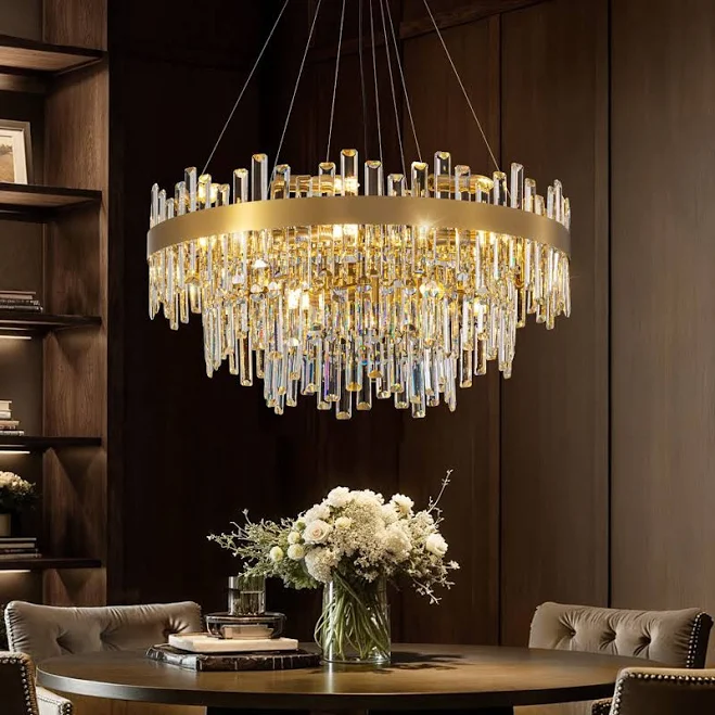 Sofary Aurum Luxury Layered Gold Crys...