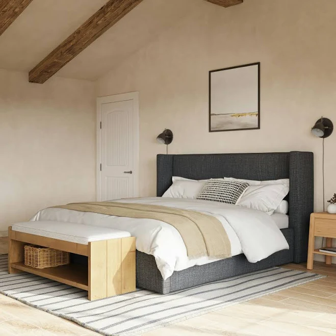 Article Calibri Napa Upholstered King...
