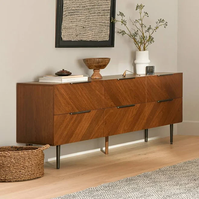 Article Nera 6 Drawer Low Double Dresser