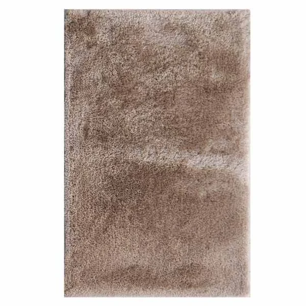At Home Beige Shag Accent Rug