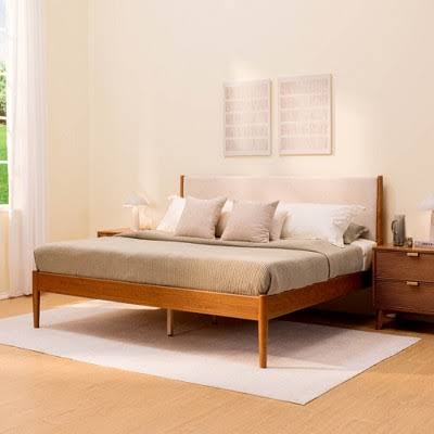 Harbor Bed with Upholstered Headboard