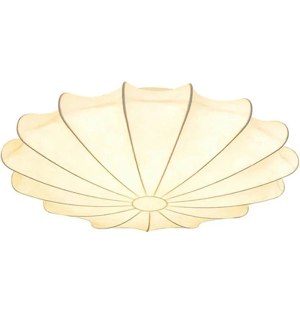 HUOKU Kateo 24 in. 3-Light White Semi...