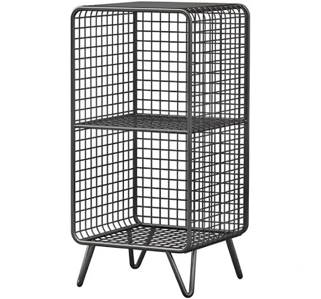 Industrial Chic Wire Side Table with ...