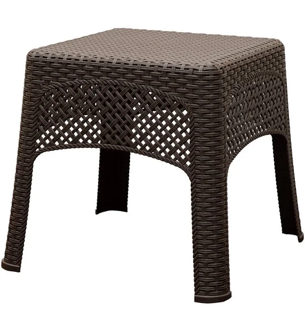 Adams Side Table Square Woven