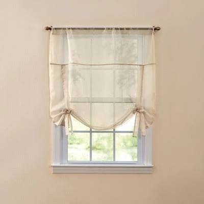 BrylaneHome BH Studio Sheer Voile Tie...