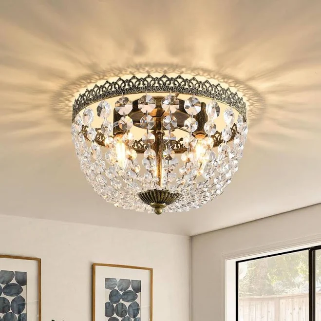 Three Light French Empire Chandelier
