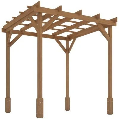 212 Main Outsunny Wood Pergola