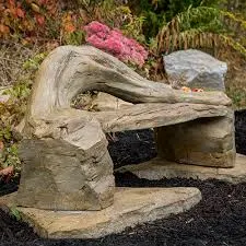 Petrified Wood Bench