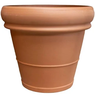 Terra Cotta Heavy Rimmed Pot