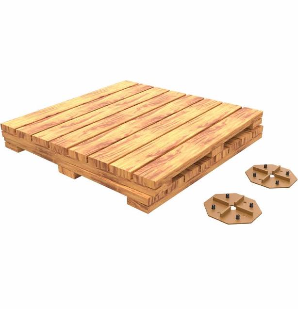 The Original Tigerwood Decking Platform