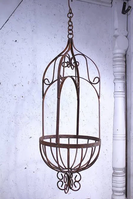 Wrought Iron Victorian Hanging Basket...