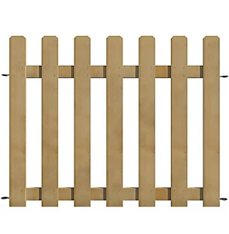 YARDLINK Cedar Dog Ear Fence Panel