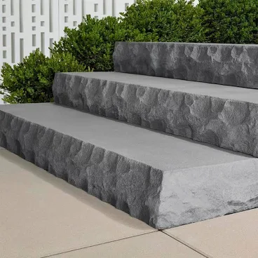 York Stone Steps Rock Garden Brown